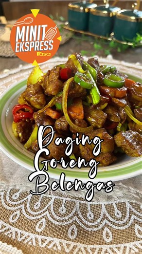 Resepi Daging Goreng Belengas - Viral di Majalah Rasa!
