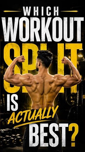 Which Workout Split is Actually Best? ( Science Based ) #bestworkouttips #pushpullworkout