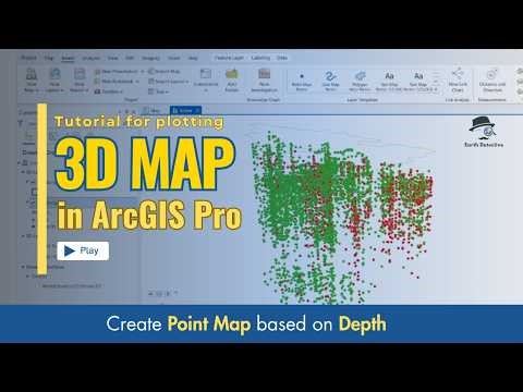 Plotting 3D Map in ArcGIS Pro Point Map Based on Depth