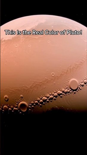 This Is the Real Color of Pluto! #shorts #pluto #planet #fyp #universe #trendingshorts #viral