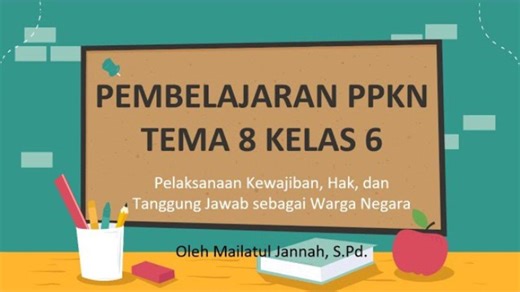 Link Download Materi PPKN Kelas 6 SD Kurikulum Merdeka Semester 1 dan 2, Ayo Belajar - TribunStyle.com