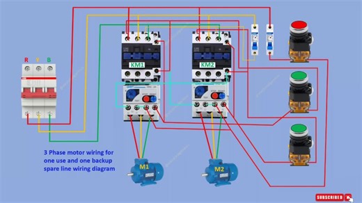Electrical Genious (@electrical_genious) - 3 Phase Motor Wiring Diagram Explained