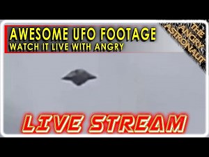 Watch AMAZING UFO footage with Angry!!