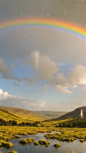 How Rainbows Appear 🌈✨#Rainbow #ScienceFacts #NatureShorts #WeatherPhenomenon #HowRainbowsForm