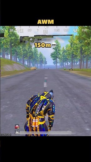 AWM Sound Test In Pubgmobile 10m to 300m 💀. #pubgmobile #pubg #pubgshorts #game #didapubg