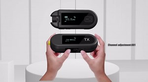 EBJ Wireless UHF Saxophone Microphone System, Clip Instrument Microphone Saxophone and Trumpet, preset EQ and Echo Level 100 feet Transmission, Full Charge can be Used for 8 Hours (M-03)