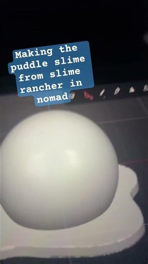 Making the puddle slime from slime rancher (note - by nomad I mean nomad sculpt) #slimerancher ￼