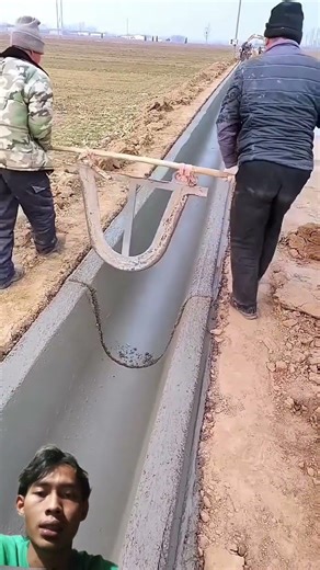 making joints in cast concrete #agriculture #machine #technology #farm