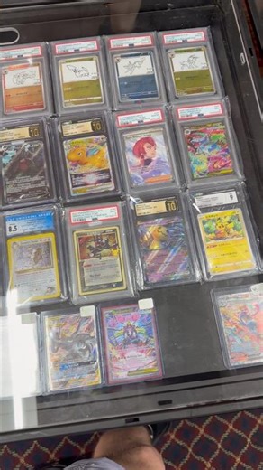 View of our setup for the last Card show we were vending at #fyp #cardshow #community ￼