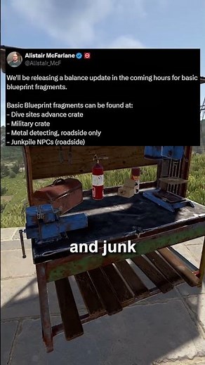 Huge change to basic blueprint fragments locations #rust #rustcontent #rustgame