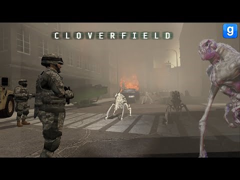 Cloverfield Parasite VS Military Garry's Mod NPC Battles