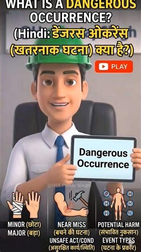 Why is reporting a dangerous occurrence important, even if no injuries occurred? 📝 #OSHA