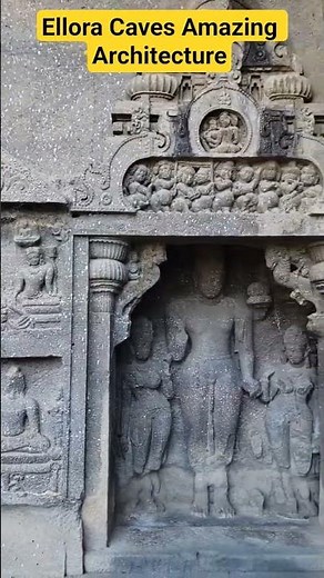 Ellora Caves 🏰 | Amazing Ancient Rock-Cut Architecture of India #ElloraCaves #KailashTemple #History