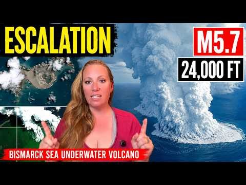 ⚠️Earthquakes and Eruption Escalating ! M5.7 Hits Erupting Underwater Volcano in Pacific Ocean