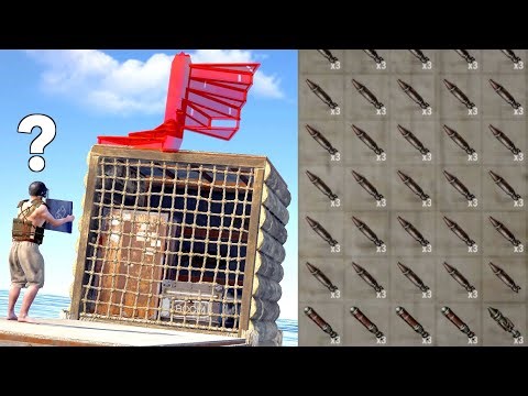 raiding a BRAINLESS builder that had a BOX of ALL ROCKETS...