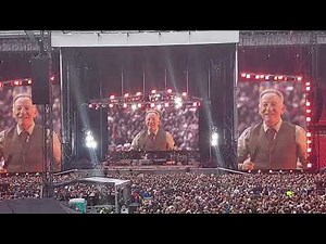 Bruce Springsteen Promised Land /Hungry heart. Liverpool 4.6.25