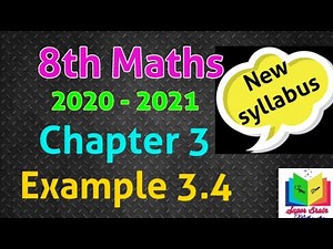 8th maths Algebra Example 3.4 | class 8 Maths Chapter 3 Algebra Example 3.4| Super brain mathematics