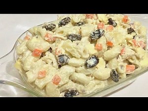 Chicken Macaroni Salad (Filipino Style) | Pinasarap