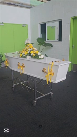 Personalized Farewell with a Beautiful White Coffin