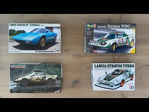 Lancia Stratos (1972–1977) | 1:24 Scale Model Kits | Hasegawa, Revell & Tamiya | Box Overview