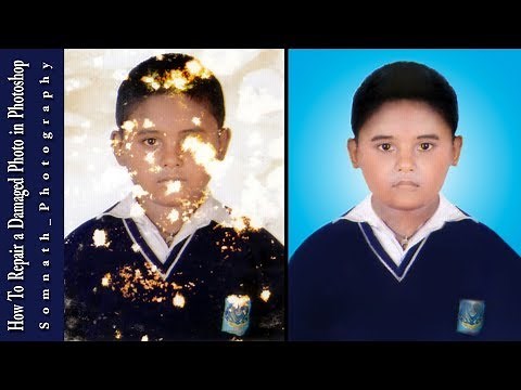 How To Repair a Damaged Photo in Photoshop