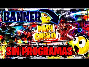 💎Como HACER un BANNER SIN PROGRAMAS 2023 😍 ¡FÁCIL Y RÁPIDO!👈
