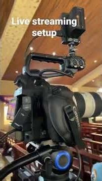 Live streaming setup