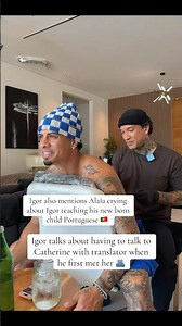 ALAÏA CRYING ABOUT IGOR TEACHING HIS BABY PORTUGUESE🥹😭💔#shorts #acefamily #austinmcbroom #family