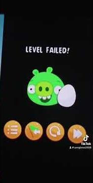 angry birds level failed is frustrating