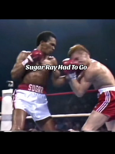 His name was Sugar, but he sure wasn't sweet 🍫 #sugarrayleonard #boxinghighlights #faa #knockout #fyp