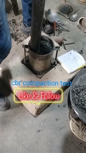 cbr compaction test #civilengineering #cbr#roadconstruction