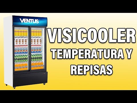 Cómo programar la temperatura y regular las repisas de los VISICOOLERS
