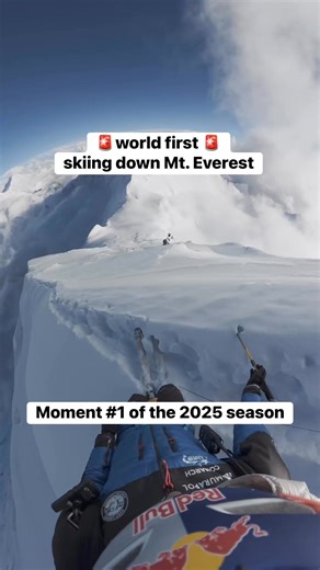 In 2025, Andrzej Bargiel cemented himself in the history books as the first person to climb up and ski down Mount Everest without supplementary oxygen! 🗻 Our #1 winter sports moment of the past 12 months 💥 | Red Bull Snow