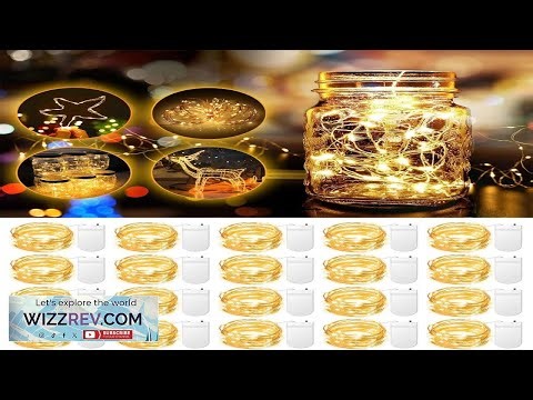 20 Pack Fairy Lights Battery Operated 3.3ft 20 LED Mini String Lights