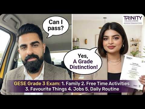 A2 English Test Spoken Exam ||GESE Grade 3|| Trinity College London