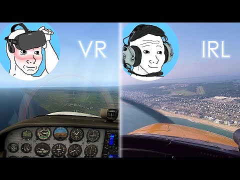 Can You Learn to Fly from VR Flight Sims??? (Oculus Rift VR + X-Plane 11 Flight Simulator)