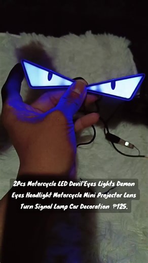 2Pcs Motorcycle LED Devil'Eyes Lights Demon Eyes Headlight Motorcycle Mini Projector Lens Turn Signal Lamp Car Decoration Lights #474094 Price dropped to just ₱125.84!TikTokCreatorSearchInsightsIncentive #MOTORCYCLES #ACCESSORIES #motor #UNDER #GLOW #LIGHT #MDL #ALL ACCESSORIES #BOLTS #AND #BATTERY #elladhoyshop1016 #bonggangfridayfriyay #motorcycle #bonggangfriday #dhoyellashop1016 #creatorsearchinsights #TikTokShopPH #motorcycleaccessories #FridayFriyay #TikTokShopOnTrend #TikTokShopFuntasticP