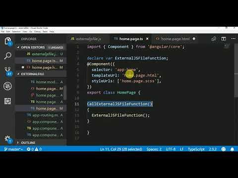 Call External Javascript File Function From Typescript Method In Ionic4.