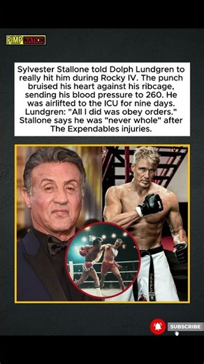 Stallone Told Dolph Lundgren to Really Hit Him—He Ended Up in ICU for 9 Days 😳