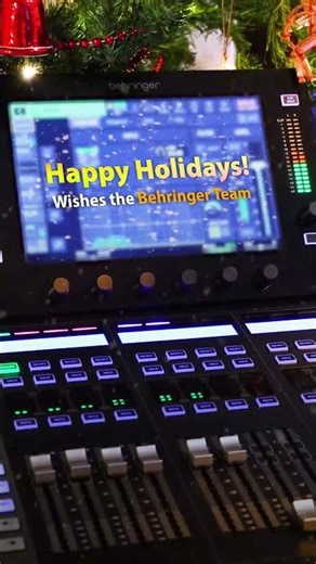 Happy Holiday wishes from the entire Behringer Team! 🎉 ❄️ #behringer