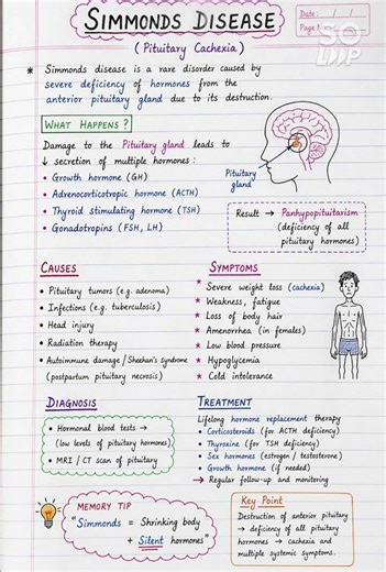 simmonds disease #endocrine #education #health #nursingnotes