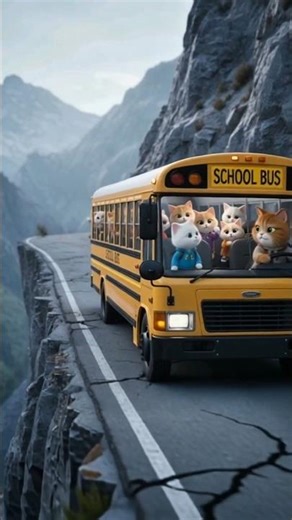 Captain Whisker Saves the School Bus! 🚍💥