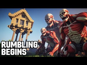 I Found Scariest RUMBLING TITAN 😱 in Minecraft | Minecraft Horror |