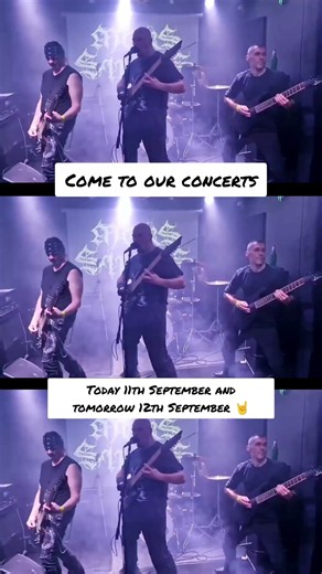 11th September and 12th September concert🤘come and hear this song