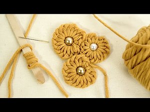 Fun & Easy Flower Ideas: Embroidery Tricks with Yarns by HandiWorks