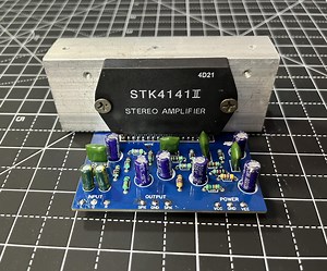 STK4141 Amplifier Is Hidden GOLD
