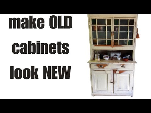 How I made Old laminate cabinets look NEW