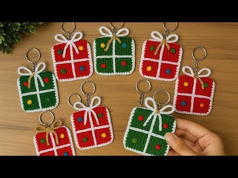 Wow ‼️😳I FOUND A NEW AND USEFUL IDEA 🎅🎄🎁 VERY EASY CROCHET CHRISTMAS GIFTS🎅🎄Christmas tree ornaments