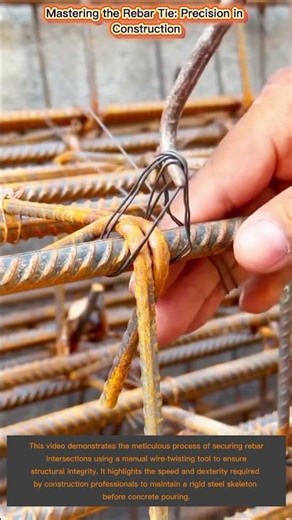 Mastering the Rebar Tie: Precision in Construction