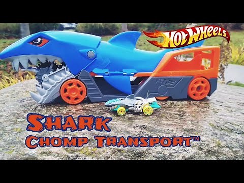 Hot Wheels City Shark Chomp Transport - (GVG36) 2021 Play Set